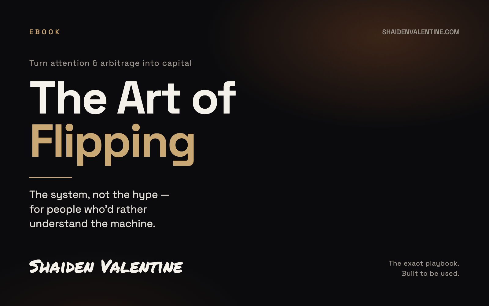 The Art of Flipping